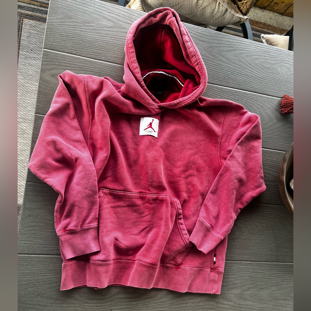 Jordan Red Apparel with Iconic Logo